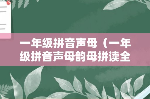 一年级拼音声母（一年级拼音声母韵母拼读全表）