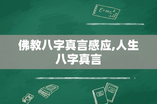 佛教八字真言感应,人生八字真言