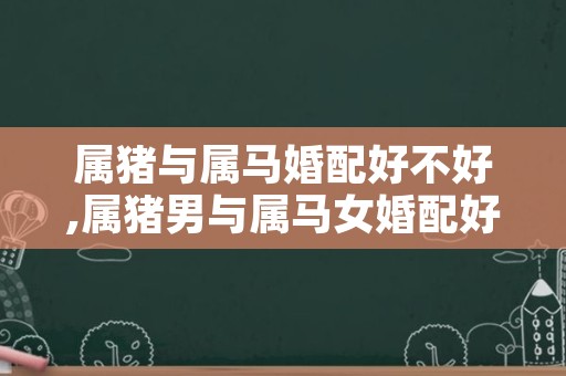 属猪与属马婚配好不好,属猪男与属马女婚配好不好