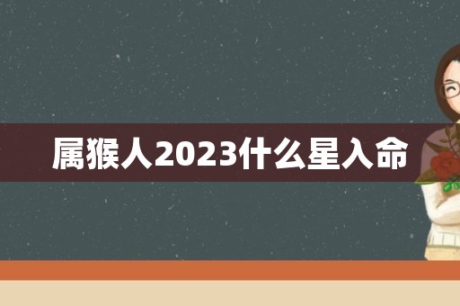 属猴人2023什么星入命