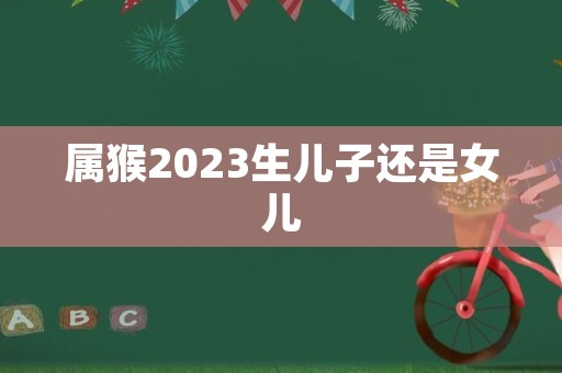 属猴2023生儿子还是女儿