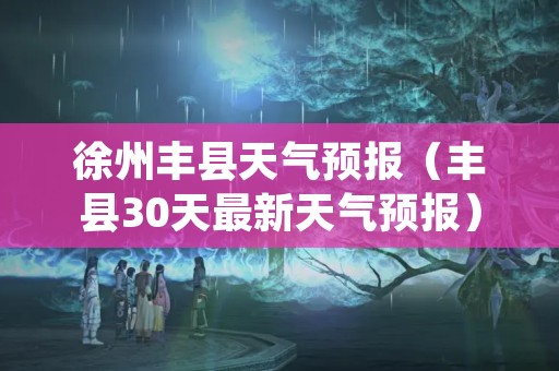 徐州丰县天气预报（丰县30天最新天气预报）