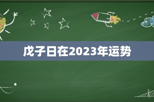 戊子日在2023年运势