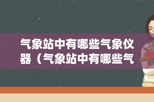 气象站中有哪些气象仪器（气象站中有哪些气象仪器ppt）