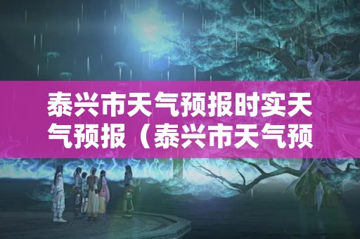 泰兴市天气预报时实天气预报（泰兴市天气预报15天查询）