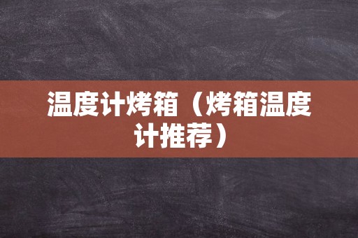 温度计烤箱（烤箱温度计推荐）