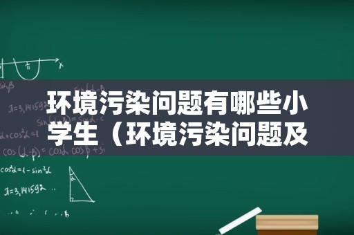 环境污染问题有哪些小学生（环境污染问题及危害）