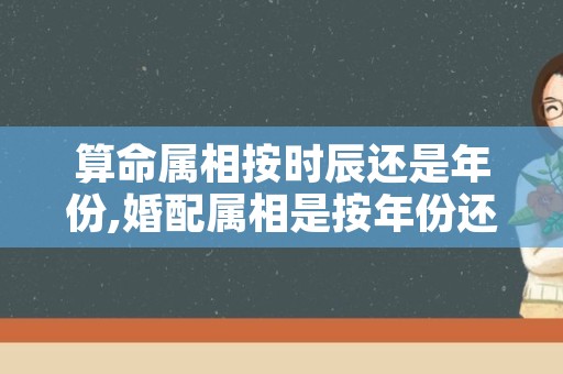 算命属相按时辰还是年份,婚配属相是按年份还是时辰