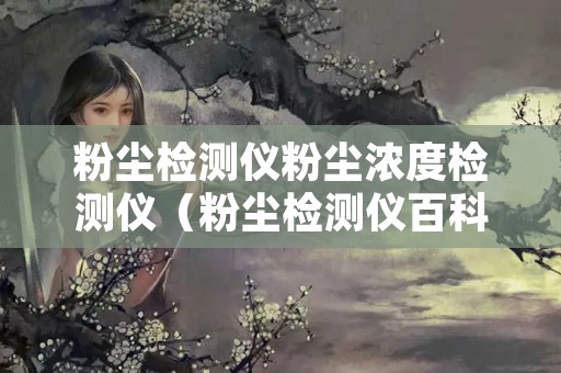 粉尘检测仪粉尘浓度检测仪（粉尘检测仪百科）