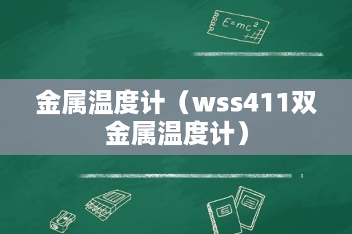 金属温度计（wss411双金属温度计）