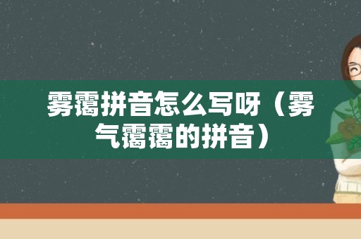 雾霭拼音怎么写呀（雾气霭霭的拼音）