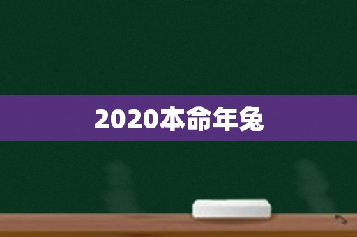 2020本命年兔