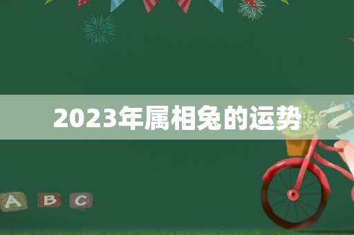 2023年属相兔的运势